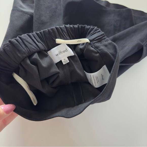 Wilfred High Waist Black Suede Shorts - Picture 7 of 9